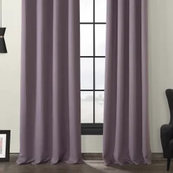 EFF Solid Blackout Grommet Set Of 2 Window Curtains -Greenland Home Fashions Shop 2539570 ALT3