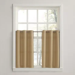 No. 918 2-pack Montego Solid Tier Curtains