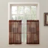 Unbranded Eden 2-pack Tier Curtains 2 Unbranded Eden 2-pack Tier Curtains -Greenland Home Fashions Shop 2540091 Multi