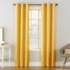 No. 918 1-Panel Montego Casual Textured Grommet Window Curtain -Greenland Home Fashions Shop 2540656 Yellow