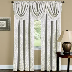 Powell Sutton Blackout 1-Panel Damask Window Curtain -Greenland Home Fashions Shop 2584769 ALT