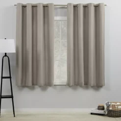 Exclusive Home 2-pack Loha Linen Grommet Top Window Curtains -Greenland Home Fashions Shop 2601574 ALT3