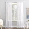 No. 918 1-Panel Emily Solid Sheer Voile Window Curtain 1 No. 918 1-Panel Emily Solid Sheer Voile Window Curtain -Greenland Home Fashions Shop 2638777 White