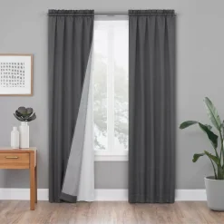 Eclipse Blackout Thermaliner 2-Pack Window Curtains -Greenland Home Fashions Shop 2639264 ALT2