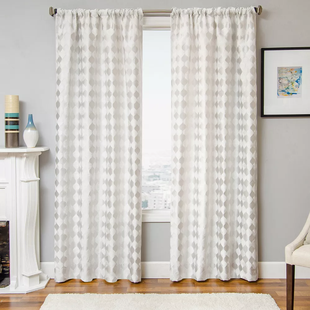 Softline 1-Panel Larson Window Curtain 3 Softline 1-Panel Larson Window Curtain