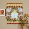 Achim 3-piece Black Eyed Susan Cottage Window Curtain Set -Greenland Home Fashions Shop 2666422