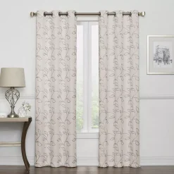 Sonoma Goods For Life® 2-pack Leaf Embroidery Window Curtains
