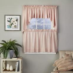 Saturday Knight, Ltd. Holden Tier Kitchen Window Curtain Set -Greenland Home Fashions Shop 2783004 ALT2