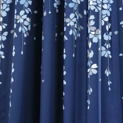 Half Moon 2 Weeping Flowers Window Curtain Panels -Greenland Home Fashions Shop 2817479 ALT2