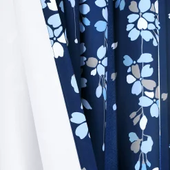 Half Moon 2 Weeping Flowers Window Curtain Panels -Greenland Home Fashions Shop 2817479 ALT4