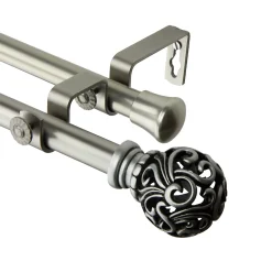 Rod Desyne Adora Adjustable Double Curtain Rod