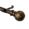 Rod Desyne Bonbon Adjustable Double Curtain Rod -Greenland Home Fashions Shop 2838534 Cocoa