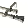 Rod Desyne Fort Adjustable Double Curtain Rod -Greenland Home Fashions Shop 2839301 Satin Nickel
