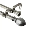 Rod Desyne Garnet Adjustable Double Curtain Rod -Greenland Home Fashions Shop 2839377 Satin Nickel