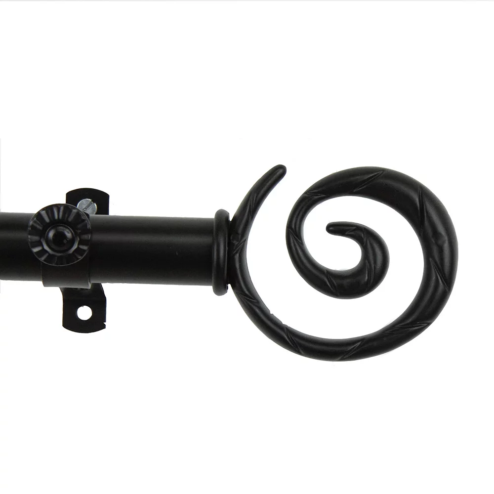 Rod Desyne Spiral Adjustable Curtain Rod 3 Rod Desyne Spiral Adjustable Curtain Rod