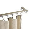 Rod Desyne Armor Wall Mount Adjustable Traversing Curtain Track -Greenland Home Fashions Shop 2842156 Satin Nickel
