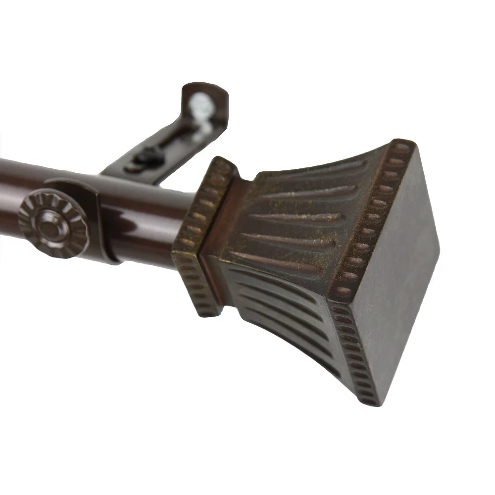 Rod Desyne Trumpet Adjustable Curtain Rod 3 Rod Desyne Trumpet Adjustable Curtain Rod