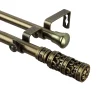 Rod Desyne Whirl Adjustable Double Curtain Rod -Greenland Home Fashions Shop 2842749 Antique Gold