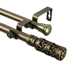 Rod Desyne Whirl Adjustable Double Curtain Rod