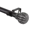 Rod Desyne Pod Adjustable Curtain Rod -Greenland Home Fashions Shop 2843653 Black