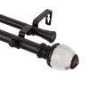 Rod Desyne Beam Adjustable Double Curtain Rod 2 Rod Desyne Beam Adjustable Double Curtain Rod -Greenland Home Fashions Shop 2843845 Mahogany