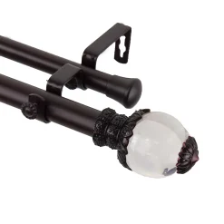 Rod Desyne Beam Adjustable Double Curtain Rod