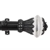 Rod Desyne Paradise Adjustable Curtain Rod 1 Rod Desyne Paradise Adjustable Curtain Rod -Greenland Home Fashions Shop 2844285 Black