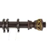 Rod Desyne Lattice Traverse Adjustable Curtain Rod & Rings -Greenland Home Fashions Shop 2844353 Cocoa