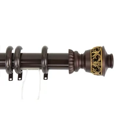 Rod Desyne Lattice Traverse Adjustable Curtain Rod & Rings