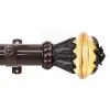 Rod Desyne Paradise Traverse Adjustable Curtain Rod & Rings 1 Rod Desyne Paradise Traverse Adjustable Curtain Rod & Rings -Greenland Home Fashions Shop 2844625 Cocoa