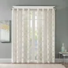 Madison Park 1-Panel Laya Fretwork Sheer Window Curtain -Greenland Home Fashions Shop 2866330 Ivory