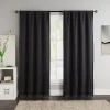 VCNY Home VCNY 2-pack Amber Blackout Window Curtains -Greenland Home Fashions Shop 2869548 Black