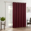 Eclipse Tricia Room-Darkening Patio Door Curtain -Greenland Home Fashions Shop 2891547 Sangria