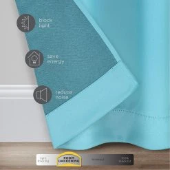 Eclipse Tricia Room-Darkening 2-Pack Window Curtains -Greenland Home Fashions Shop 2891552 ALT2