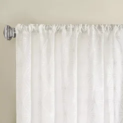 Madison Park Kida Sheer Embroidered Window Valance -Greenland Home Fashions Shop 2898551 ALT2