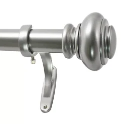 Decopolitan Decopolitan 1" Diameter 72-144" Urn Adjustable Curtain Rod Set
