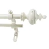 Montevilla Urn Double Curtain Rod -Greenland Home Fashions Shop 2901950 White