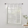 No. 918 Alison Floral Lace Sheer Kitchen Window Valance -Greenland Home Fashions Shop 2921175 White