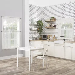 No. 918 Alison Light Filtering Lace Sheer Kitchen Tier Pair 11 No. 918 Alison Light Filtering Lace Sheer Kitchen Tier Pair -Greenland Home Fashions Shop 2921197 ALT3