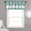 Half Moon Clara Room Darkening Window Valance -Greenland Home Fashions Shop 2927766 Blue