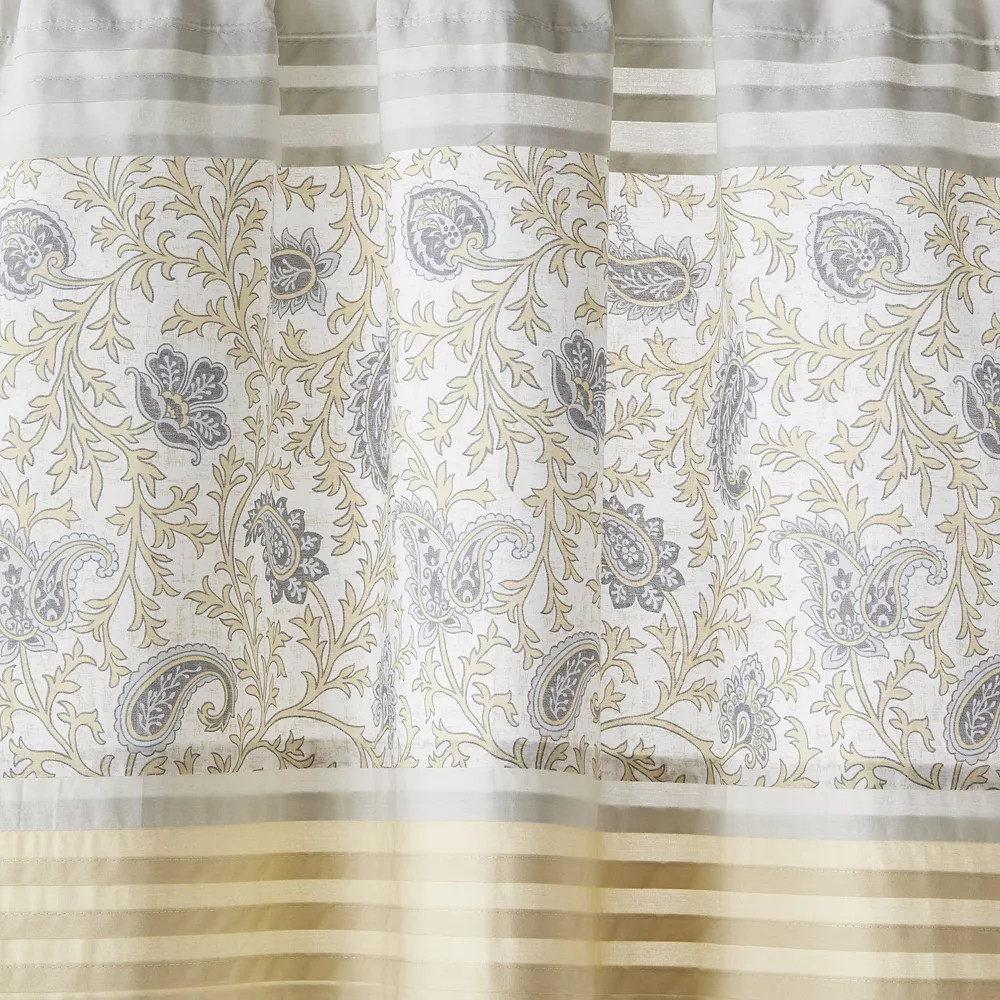 Madison Park 2-pack Vanessa Light Filtering Kitchen Tier Set 6 Madison Park 2-pack Vanessa Light Filtering Kitchen Tier Set - Image 4