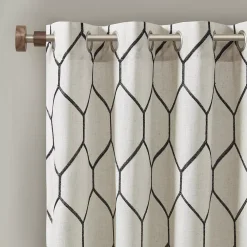 Madison Park Asher Light Filtering Window Panel 9 Madison Park Asher Light Filtering Window Panel -Greenland Home Fashions Shop 2956633 ALT