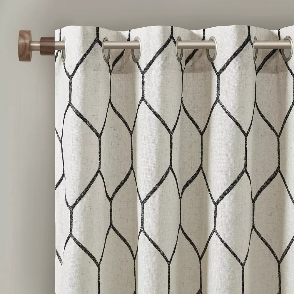 Madison Park Asher Light Filtering Window Panel 4 Madison Park Asher Light Filtering Window Panel - Image 2