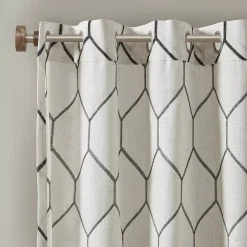 Madison Park Asher Light Filtering Window Panel 10 Madison Park Asher Light Filtering Window Panel -Greenland Home Fashions Shop 2956633 ALT2