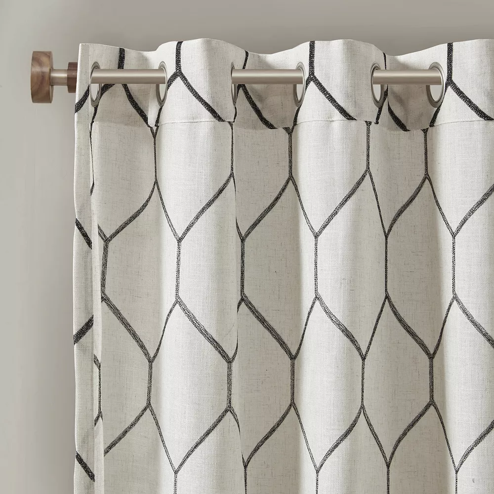 Madison Park Asher Light Filtering Window Panel 5 Madison Park Asher Light Filtering Window Panel - Image 3