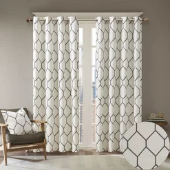 Madison Park Asher Light Filtering Window Panel 12 Madison Park Asher Light Filtering Window Panel -Greenland Home Fashions Shop 2956633 ALT4