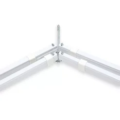 Rod Desyne Bay Window Double Lockseam Curtain Rod -Greenland Home Fashions Shop 2962829 ALT