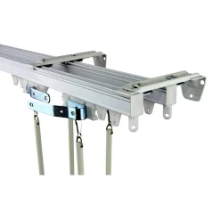 Rod Desyne Commercial Wall / Ceiling Double Curtain Track Kit