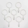 Decopolitan 7-pack Curtain Clip Rings -Greenland Home Fashions Shop 3013112 White