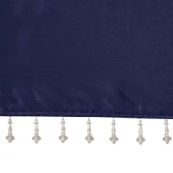 Madison Park Natalie Twisted Tab Window Valance With Beads -Greenland Home Fashions Shop 3041874 ALT